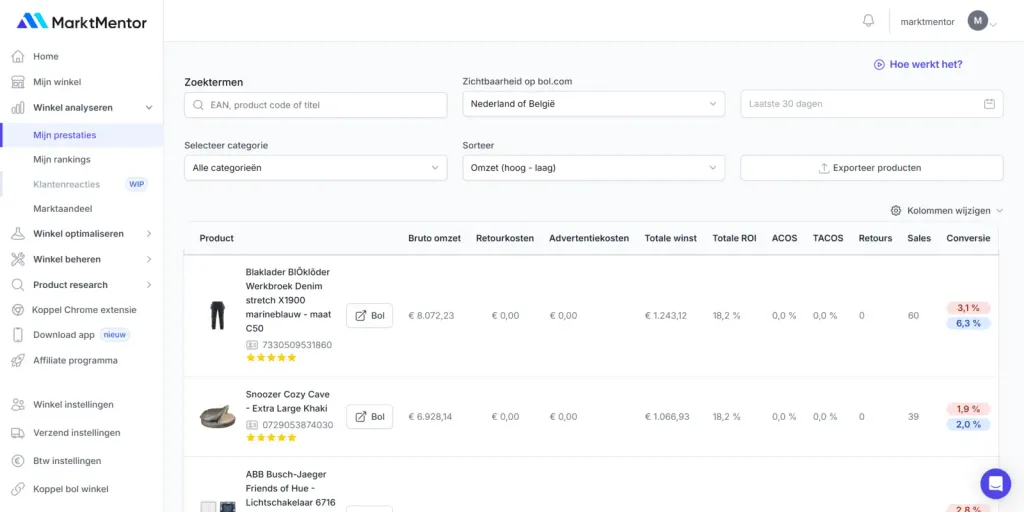 Bol.com voorraadmanagement