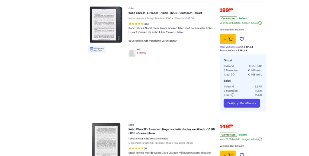 Chrome extensie product sales