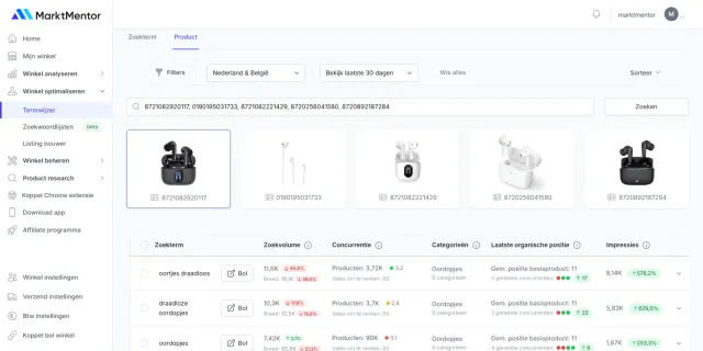 Keywords for bol: find the best search terms with the Keyword Finder
