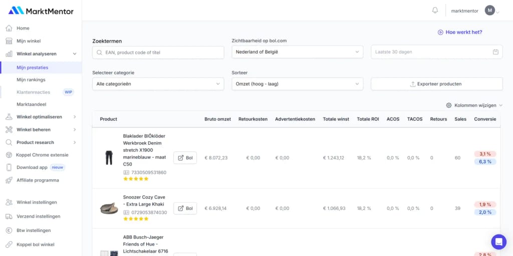 Bol.com voorraadmanagement