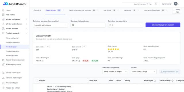 Product tracker bol.com